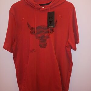 Under Armour Project Rock Terry Short Sleeve Hoodie